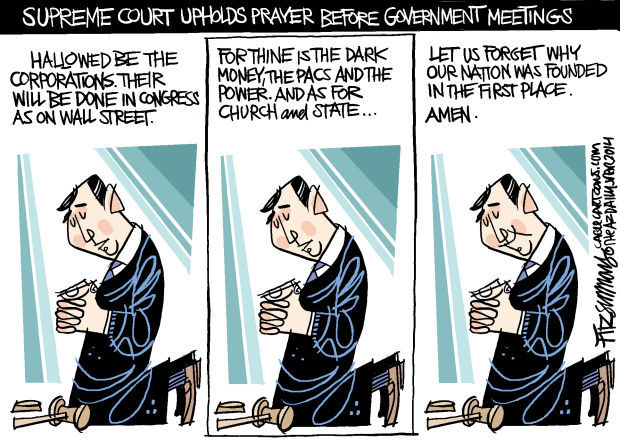 Daily Fitz Cartoon: Prayer